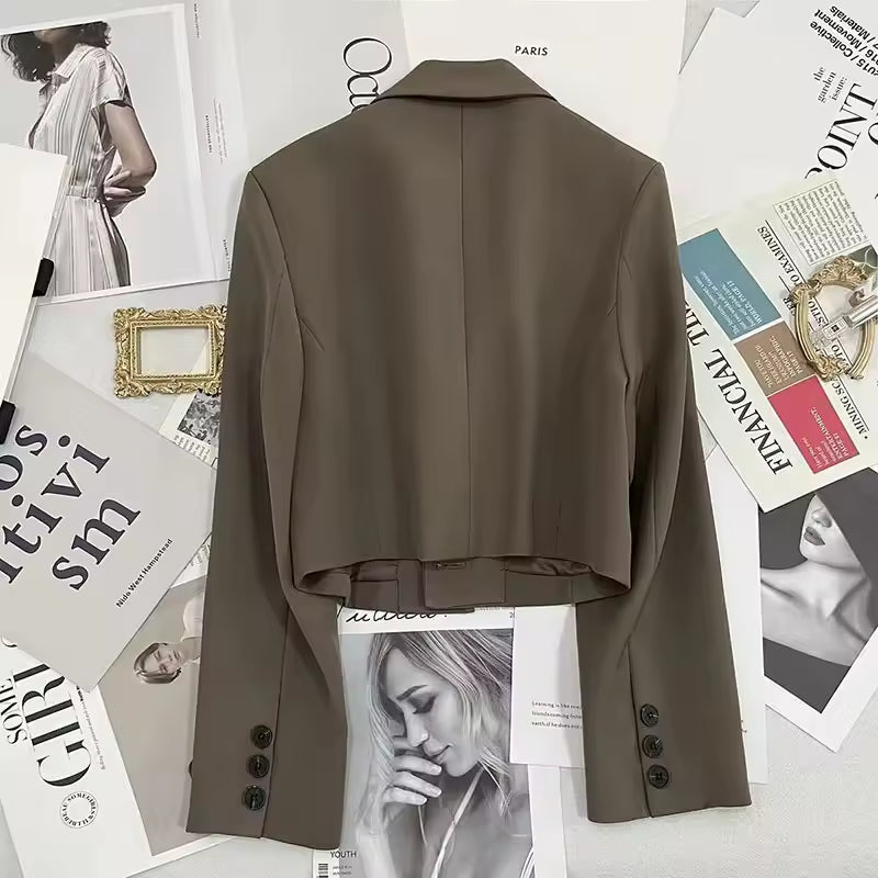 Cropped Blazers Woman