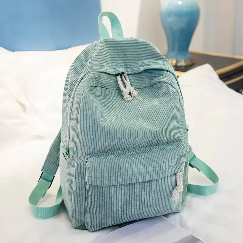 Kids School Bag green, girls backpack 