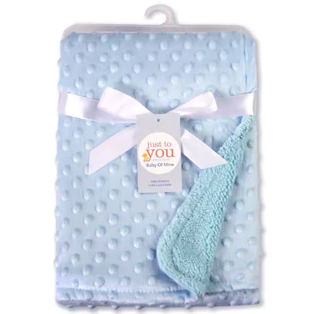 Baby Blanket  NewbornSoft FleeceCotton Quilt Infant Bedding Swaddle Wrap