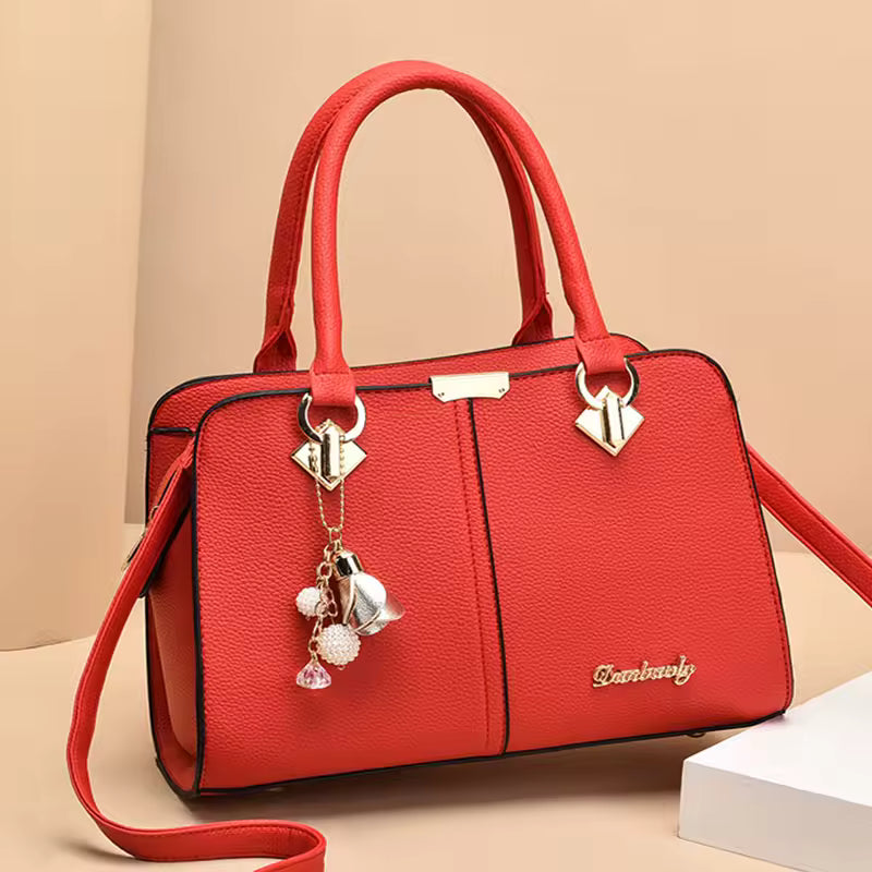 Handbag luxury designer leather tote Female