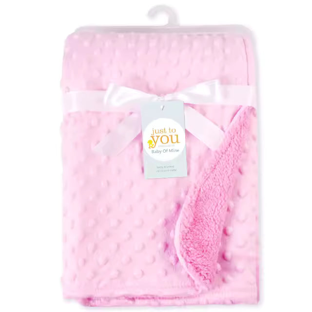 Baby Blanket  NewbornSoft FleeceCotton Quilt Infant Bedding Swaddle Wrap
