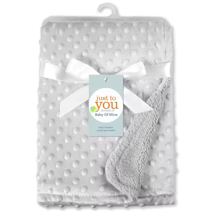 Baby Blanket  NewbornSoft FleeceCotton Quilt Infant Bedding Swaddle Wrap