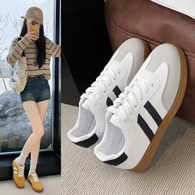 Women Tennis Sneakers Flats Ladies Fashion
