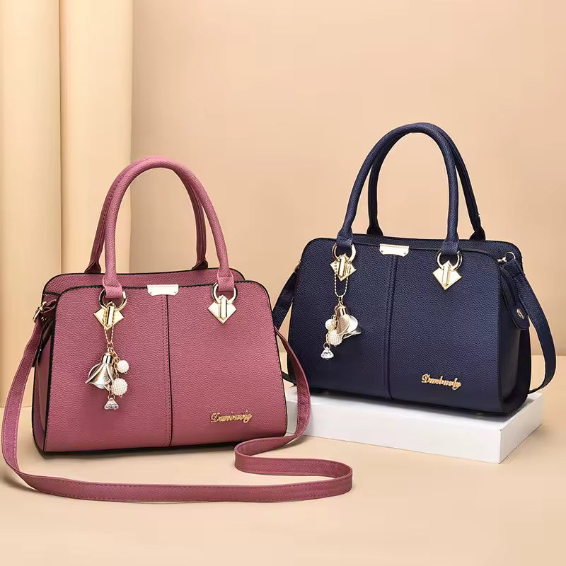 Handbag luxury designer leather tote Female