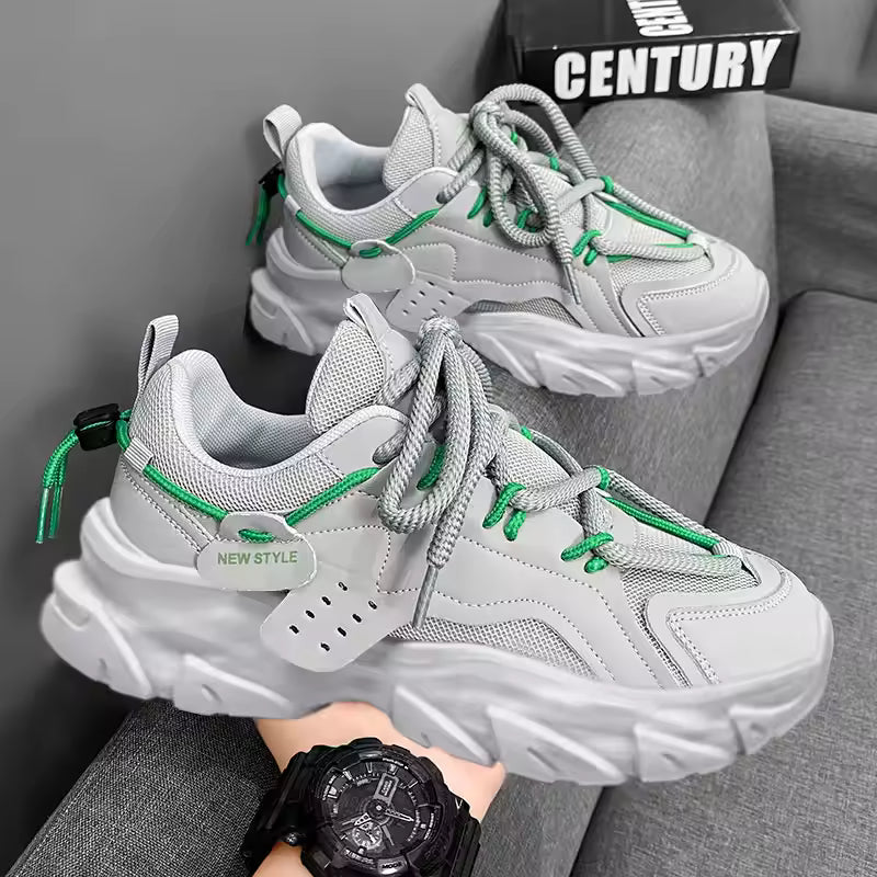 Elegant Gray sneakers for men 